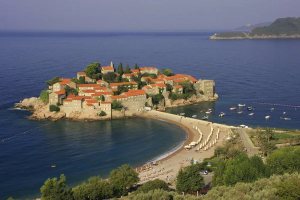 Sveti Stefan Island Montenegro Balkan — Stockfoto