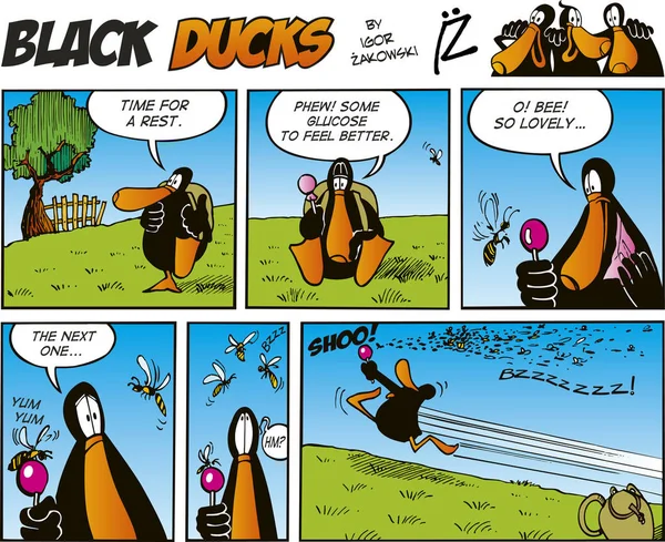Black Ducks Comic Strip episode 45