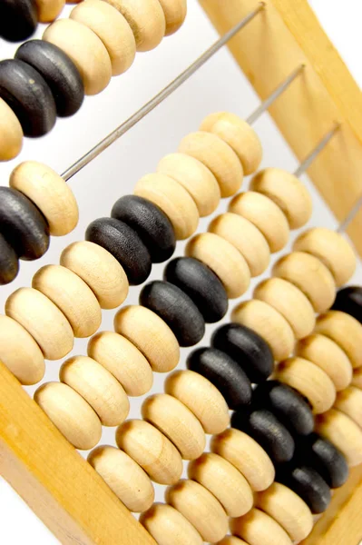 Fából Készült Gyöngyök Abacus — Stock Fotó