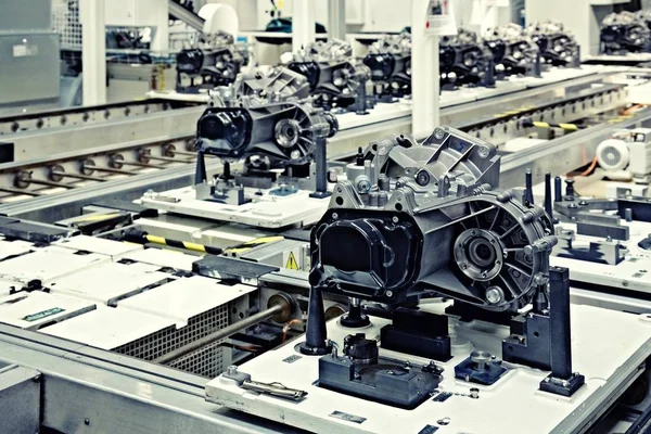 Manufacturing Parts Car Transmission — Stock Photo, Image