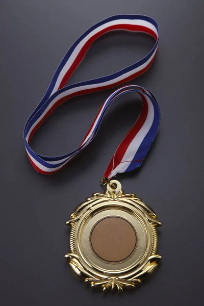 Золотая Медаль Заднем Плане — стоковое фото