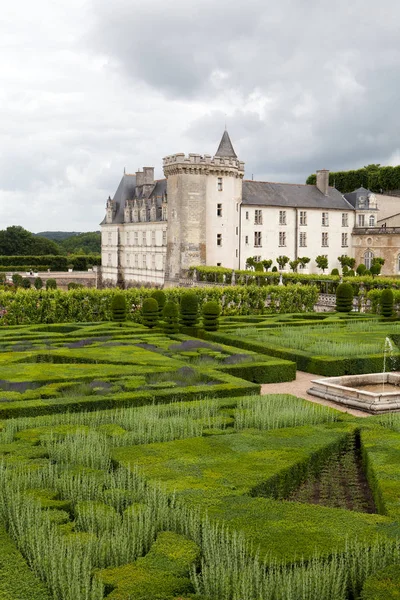 Kertek Chateau Villandry Loire Valley Franciaország — Stock Fotó