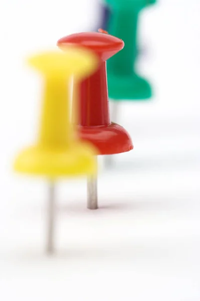 Primo Piano Pulsanti Colori Con Dof Poco Profondo — Foto Stock