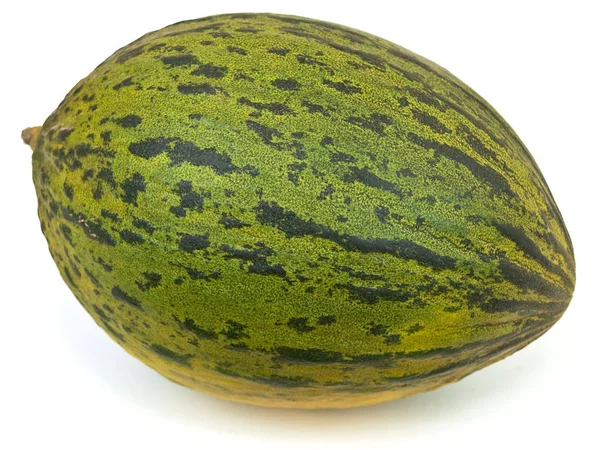 Zdjęcie Zielonego Melon Białym Tle — Zdjęcie stockowe