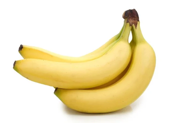 Banane Sfondo Bianco — Foto Stock