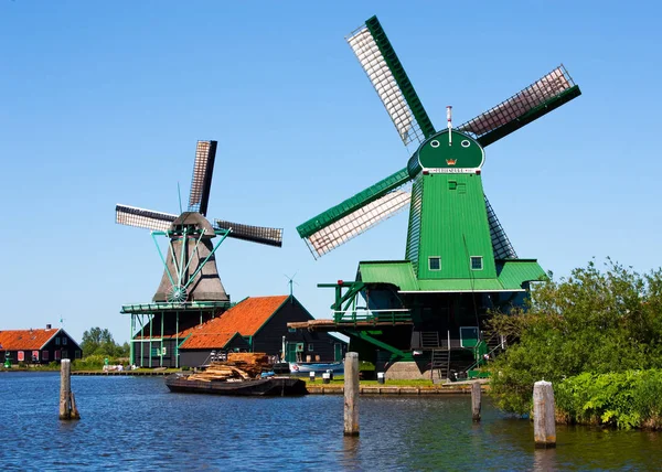 Molens Nederland Traditionele Directe Bezienswaardigheid Van Het Land — Stockfoto