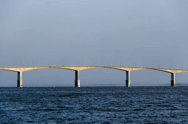 Detalj Öland Bron Som Förbinder Svensken Öland Med Fastlandet Sverige — Stockfoto