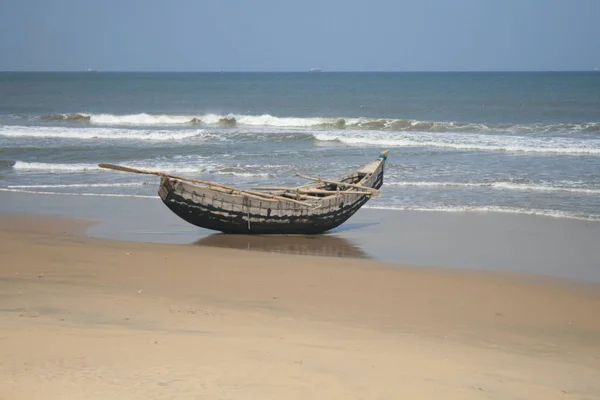 Fischerboot Einer Küste Indien — Stockfoto