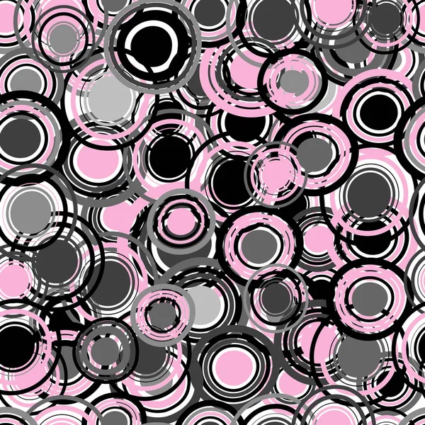Abstract Naadloos Patroon Met Cirkels — Stockfoto
