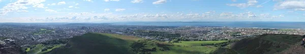 Photo Panoramique Édimbourg Vue Depuis Siège Arthur Cette Photo Est — Photo