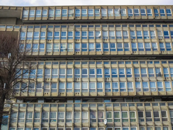 Londres Inglaterra Reino Unido Marzo 2009 Urbanización Robin Hood Gardens — Foto de Stock