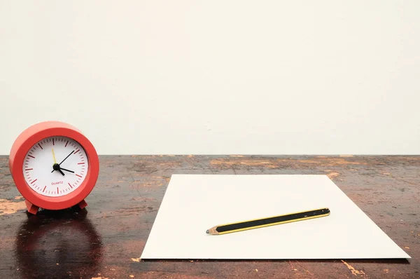 Conceito Baseado Tempo Educacional Para Aprendizagem — Fotografia de Stock