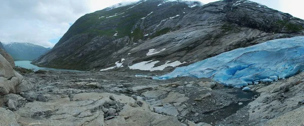 Glaciar Jostedal Noruega Durante Día — Foto de Stock