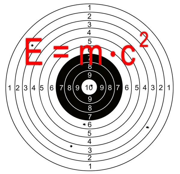 Shooting target, with holes pierced by bullets made in 2d software