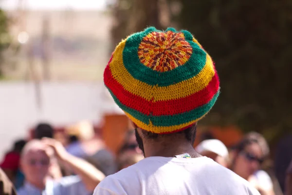 Brazylijski Rastafari Człowiek Dzień Czas — Zdjęcie stockowe