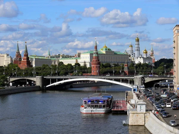 Moscú Kremlin Paisaje Urbano Rusia — Foto de Stock