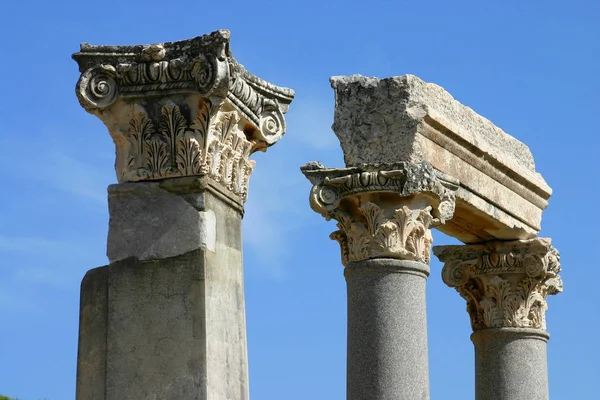 Колонны Разрушены Эфесе — стоковое фото