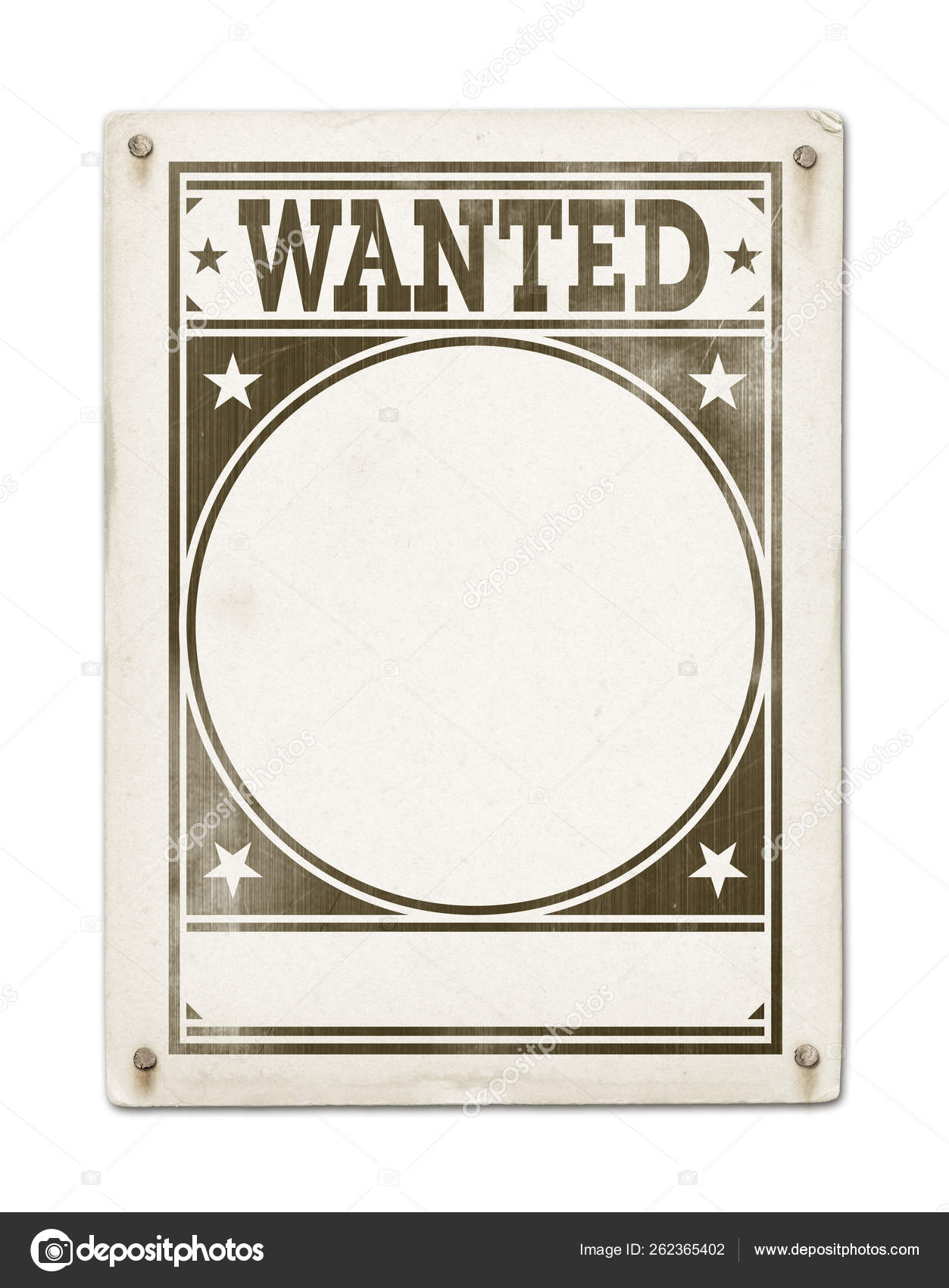 Wanted poster template Stock Photos, Royalty Free Wanted poster template  Images | Depositphotos
