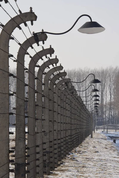 Auschwitz Birkenau Campo Exterminio Donde Hasta Tres Millones Personas Fueron — Foto de Stock