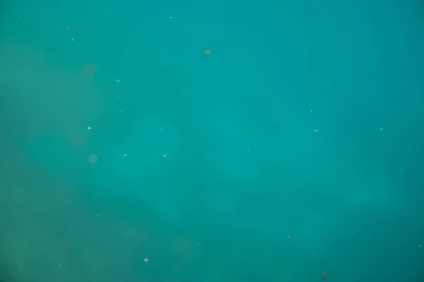 Zelený Podmořský Vzor Špínou Prachem Viděný Sklem — Stock fotografie