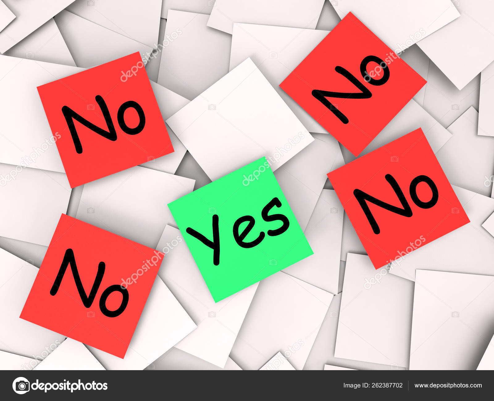 Yes Post Notes Meaning Positive Declining Stock Photo Image By C Yayimages Yes Post Notes Meaning Positive Declining Stock Photo Image By C Yayimages