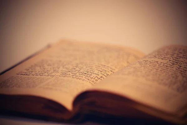 Ωραίο Παλιό Εβραϊκό Βιβλίο Από 19Ο Αιώνα Από Την Πράγα — Φωτογραφία Αρχείου