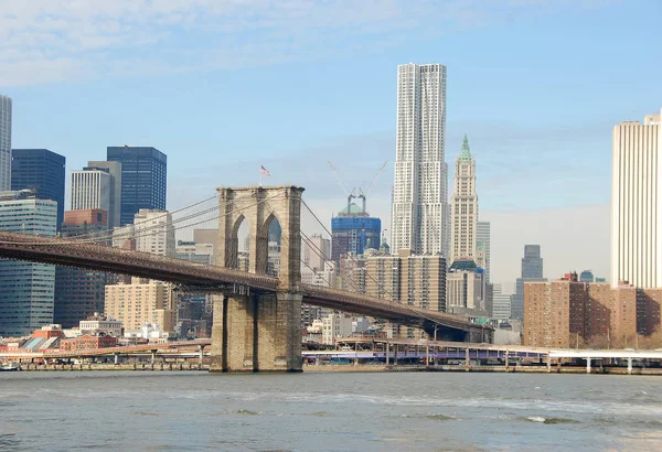 Nueva York Puente Brooklyn — Foto de Stock