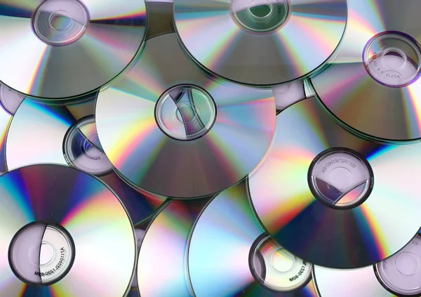 Renkli Diskler Modern Dijital Kavram — Stok fotoğraf