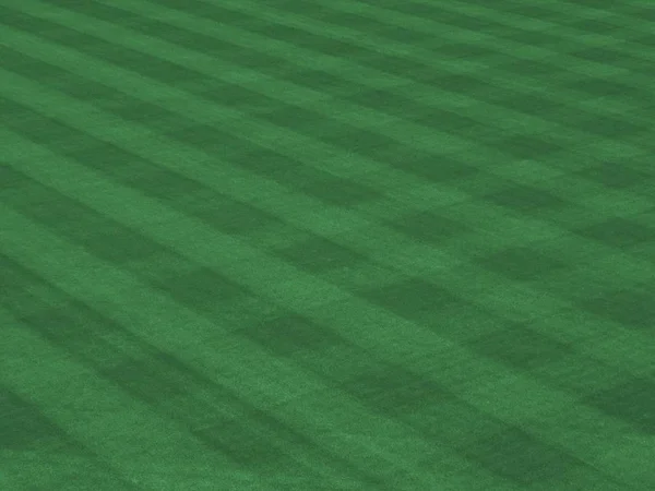 Perfect Grass Pokazuje Mow Patterns Major League Ballpark — Zdjęcie stockowe