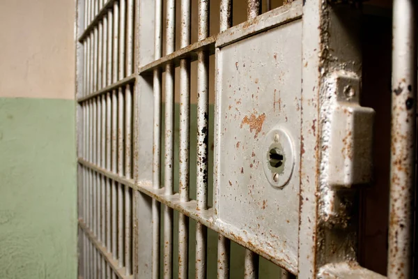 Dveře Věznice Zavřené — Stock fotografie