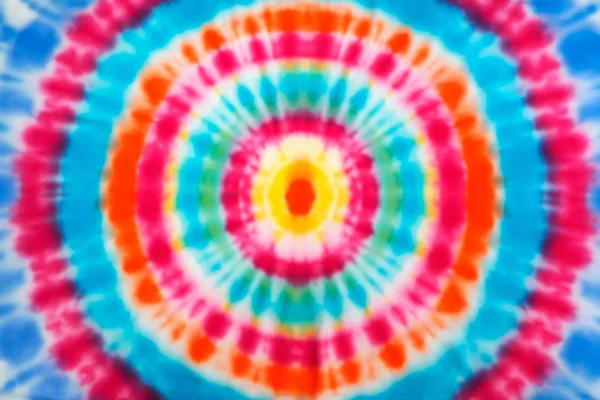 Oskärpa Tyg Tie Dye Ljusa Färger Textur Bakgrund — Stockfoto