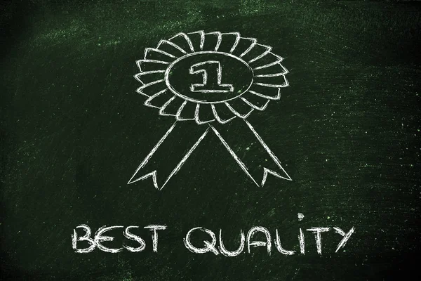 Conceptontwerp Het Bereiken Van Succes Beste Kwaliteit Awards — Stockfoto