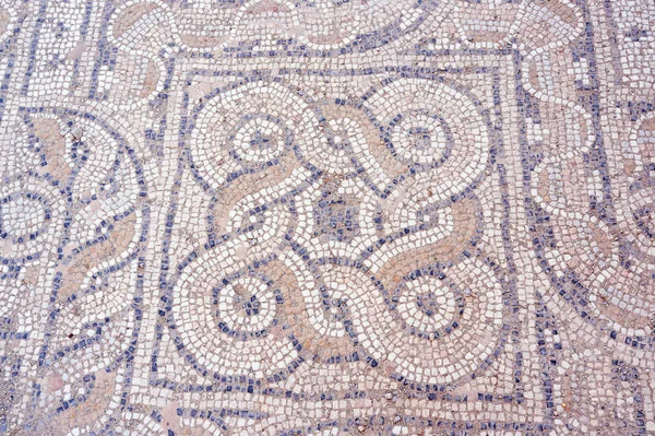 Fragment Mozaiky Podlaze Trosek Starobylé Budovy Kosu — Stock fotografie