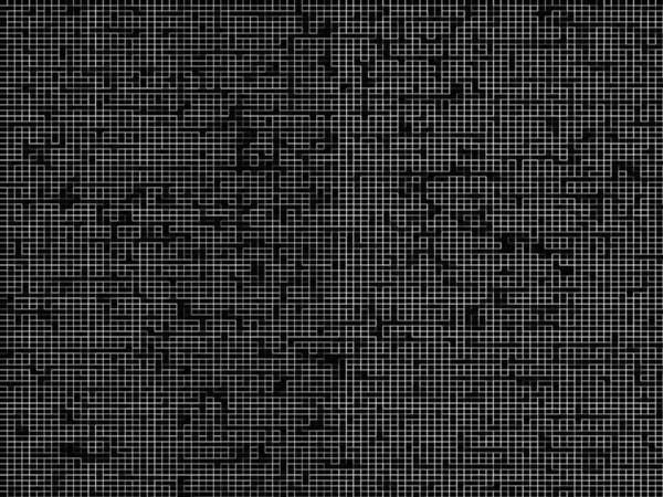 黑白黑客迷宫模式背景 — 图库照片