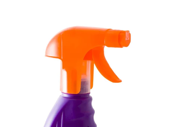 Orange Plastic Sprayer Isolated White Background — Stock Photo, Image