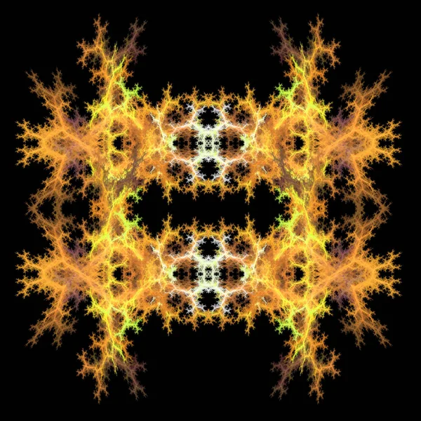 Fundal Fractal Simetric Abstract — Fotografie, imagine de stoc