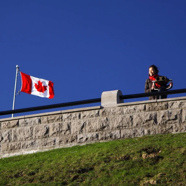 Turist Quebec City Kanada — Stockfoto