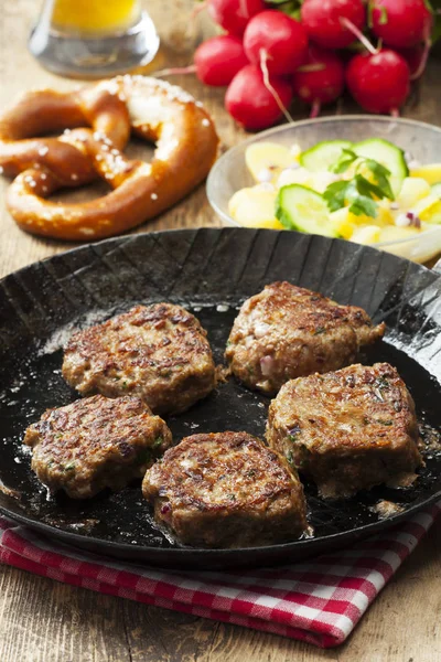 Boulettes Bavaroises Dans Une Casserole — Photo