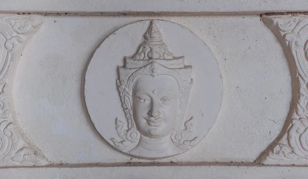 Statua Stile Tailandese Deva Che Decorano Nel Tempio Tailandese — Foto Stock