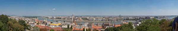 Une Vue Panoramique Budapest Depuis Château Des Pêcheurs — Photo