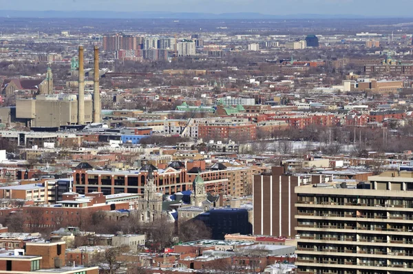 Panoramisch Uitzicht Montreal City Quebec Canada — Stockfoto