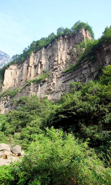Krajina Hory Yun Tai Světového Geologického Parku Krajiny Aaaa Číně — Stock fotografie