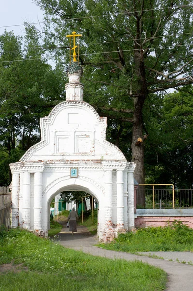 Las Puertas Del Cementerio Trinity Balajna Rusia Región Nizhny Novgorod — Foto de Stock