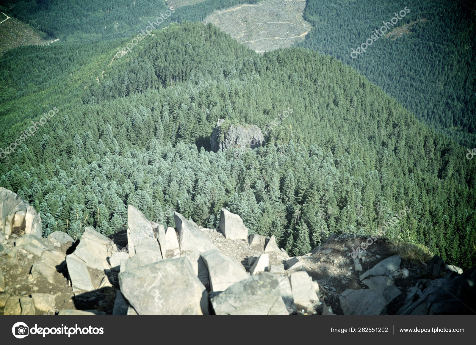 Looking Edge Table Rock Oregon — Stock Photo © YAYImages 262551202