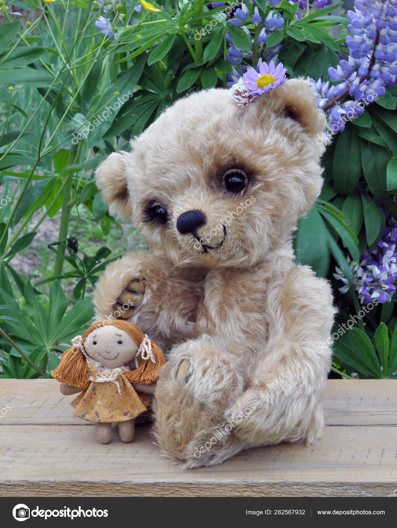 rag doll teddy bear