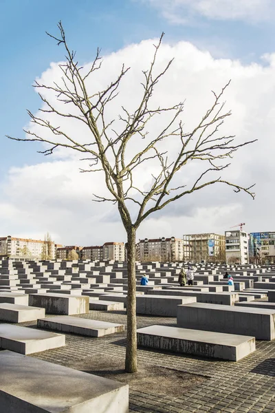 Memorial Murdered Jews Europe Memorial Las Víctimas Judías Del Holocausto — Foto de Stock