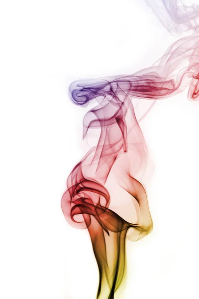 烟抽象背景 五颜六色的香烟乔斯棍子 — 图库照片