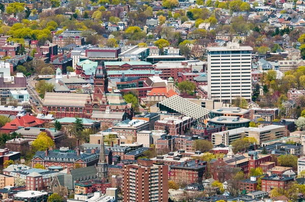 Luchtfoto Van Campus Van Harvard Universiteit — Stockfoto