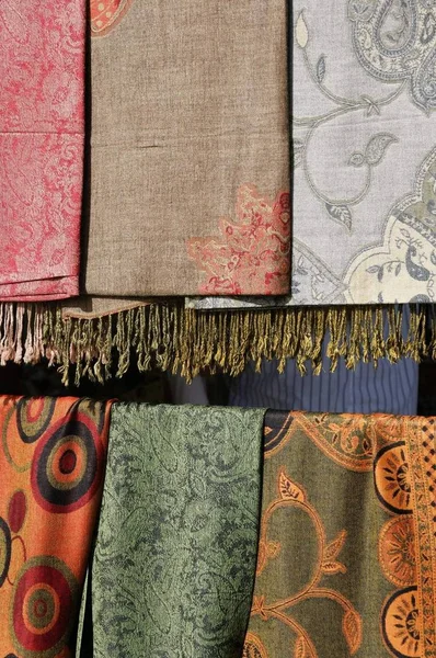 Nahaufnahme Textiler Hintergründe — Stockfoto