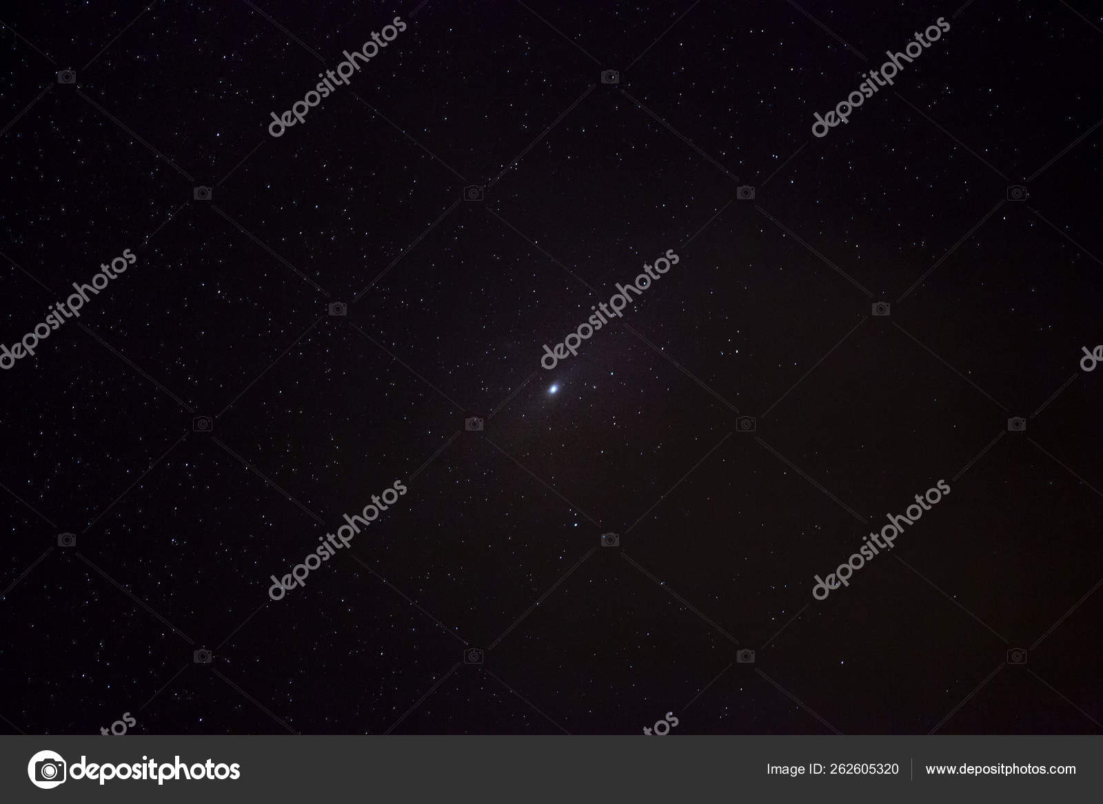 M31 Andromeda Galazy Seen 70mm Lens Stock Photo C Yayimages